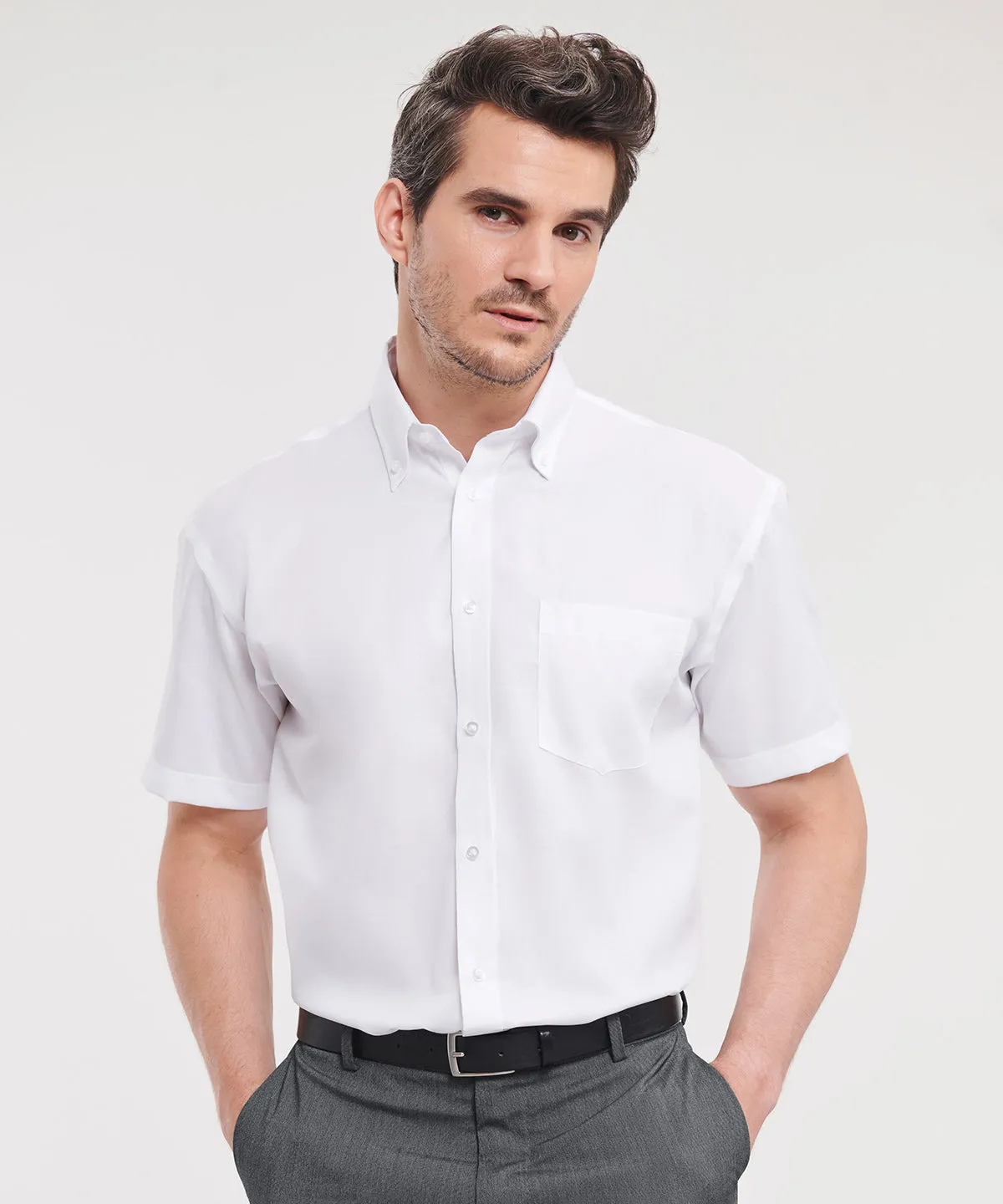 White - Short sleeve ultimate non-iron shirt