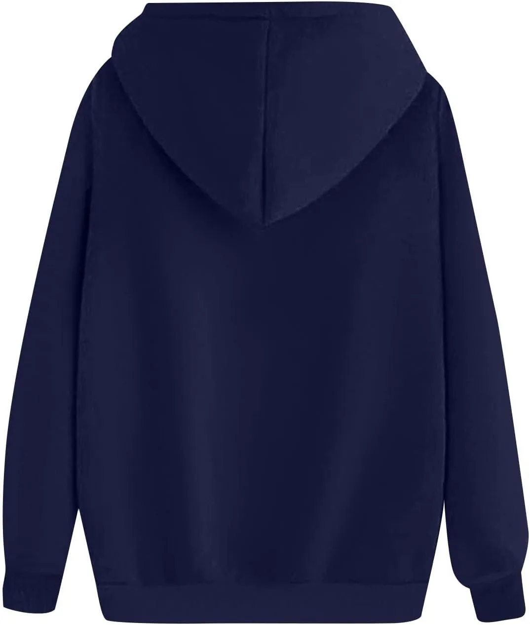 Women Fleece Baggy Hoodie Drop Shoulder Drawstring Oversized Sweatshirt Comfy Lightweight Fall Clothes for Teen Girls