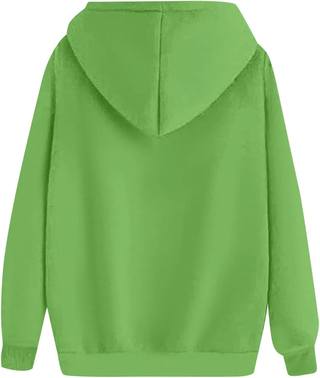 Women Fleece Baggy Hoodie Drop Shoulder Drawstring Oversized Sweatshirt Comfy Lightweight Fall Clothes for Teen Girls