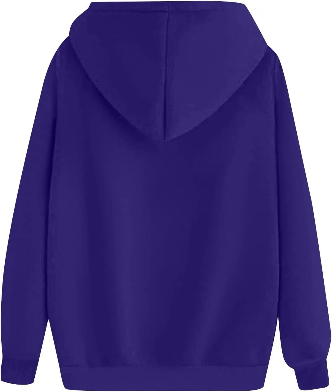 Women Fleece Baggy Hoodie Drop Shoulder Drawstring Oversized Sweatshirt Comfy Lightweight Fall Clothes for Teen Girls