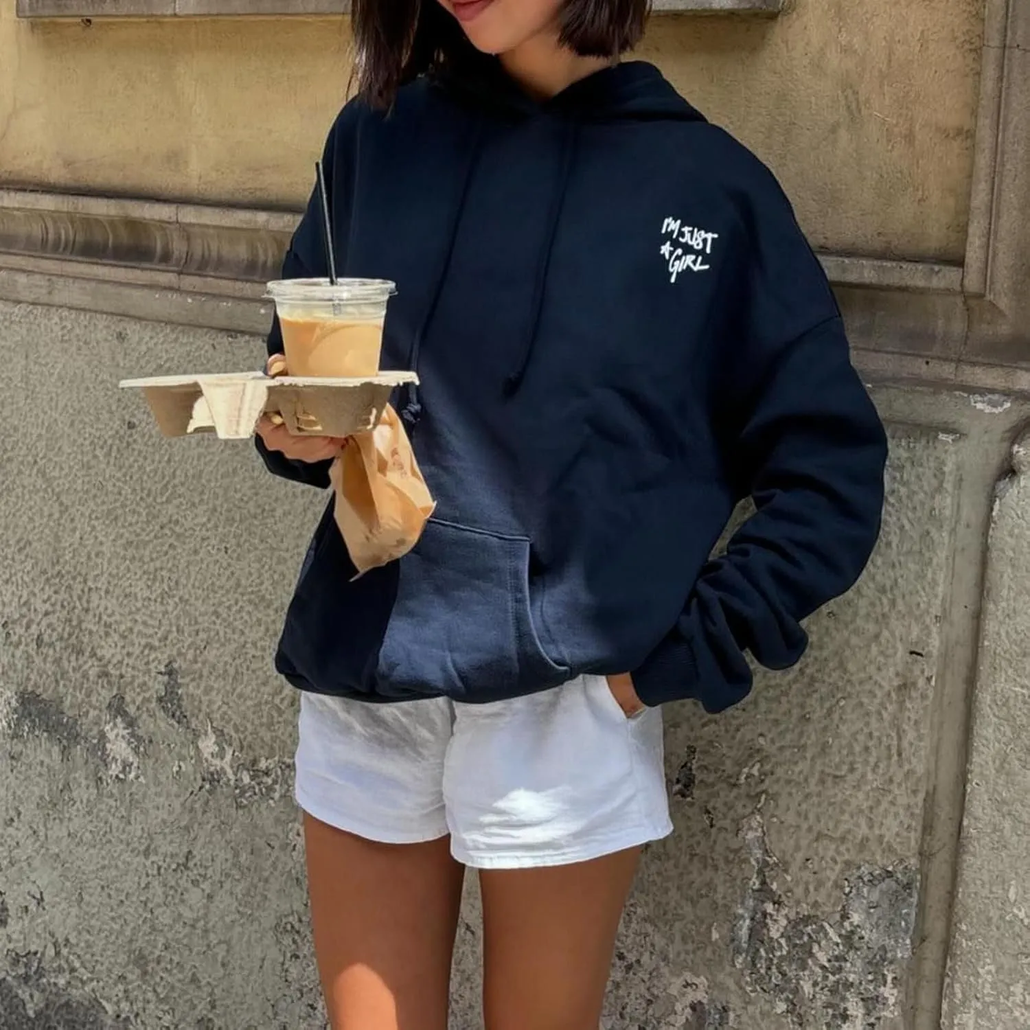 Women Y2k Graphic Hoodie Oversized Cute Floral Letter Print Sweatshirt Teen Girl Preppy Clothes Aesthetic Hoodies