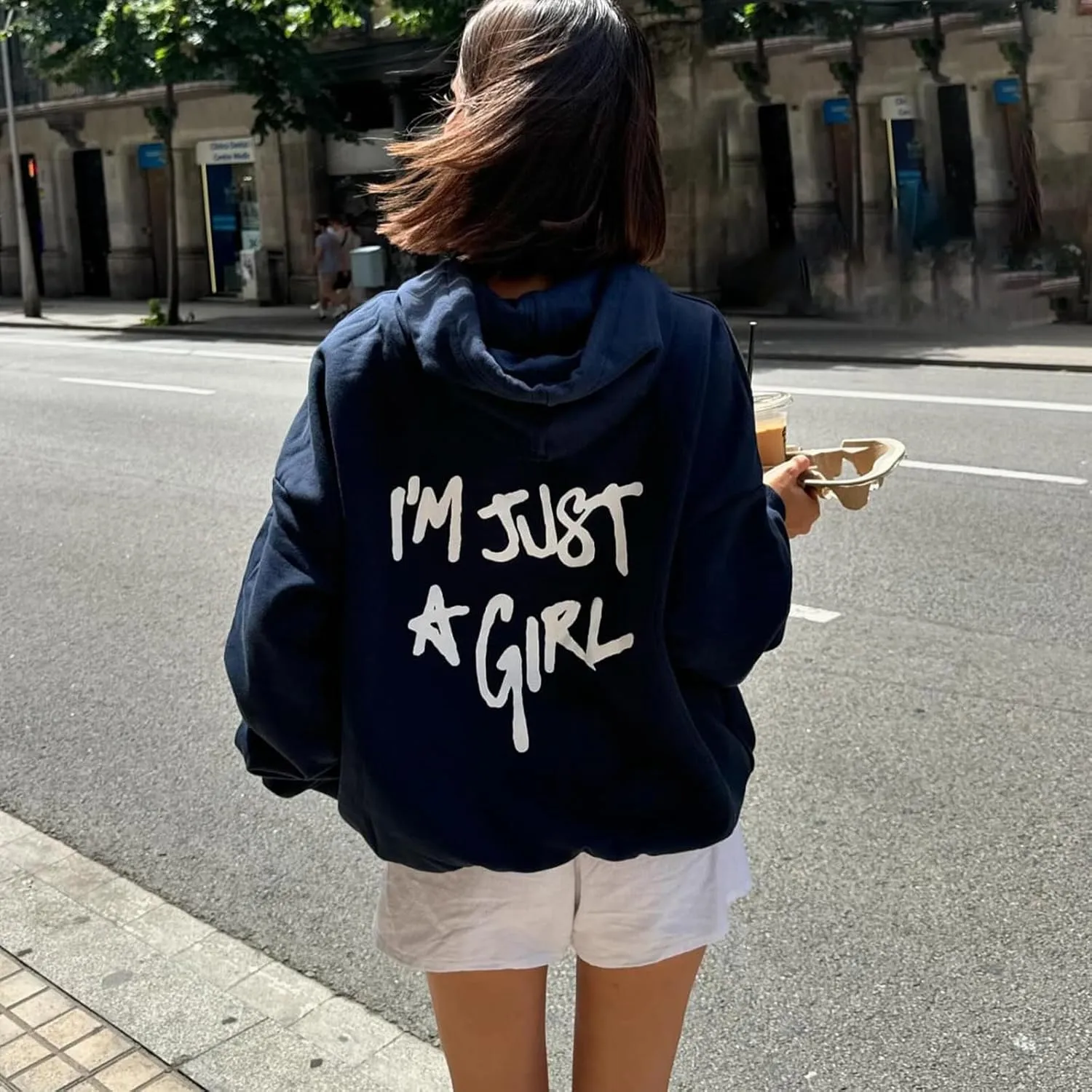 Women Y2k Graphic Hoodie Oversized Cute Floral Letter Print Sweatshirt Teen Girl Preppy Clothes Aesthetic Hoodies