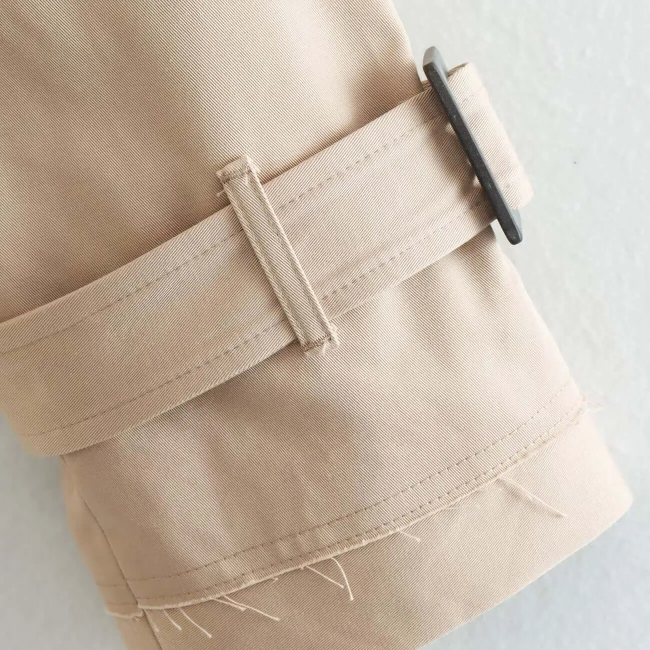 Women's Cropped Trench Coat
