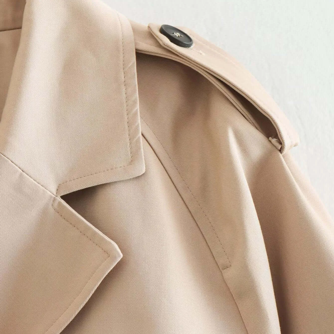 Women's Cropped Trench Coat