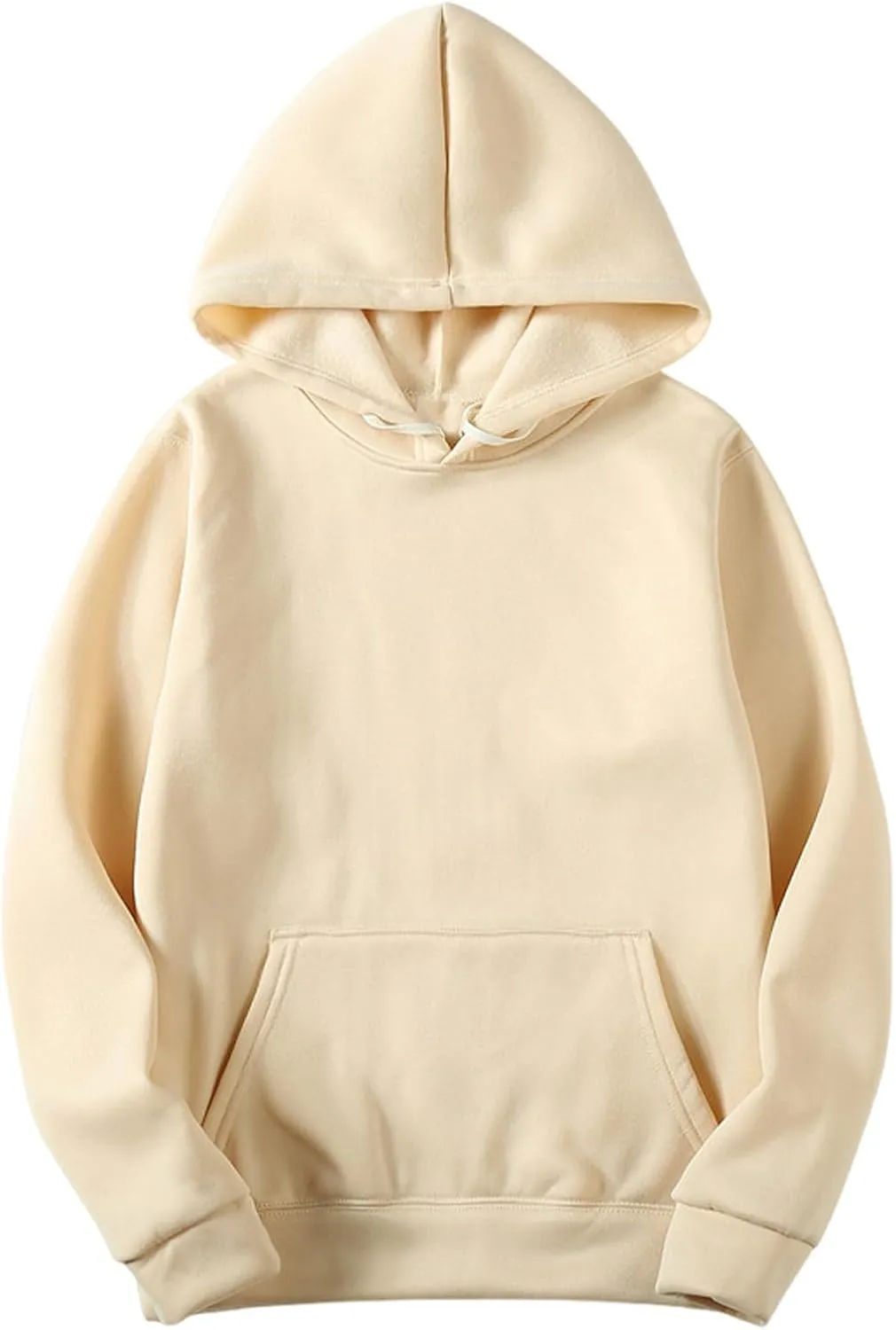 Womens Hoodie Casual Solid Color Pullover Tops Y2k Hoodie Oversized Sweatshirts Fleece Hoodies Comfy Fashion Outfits