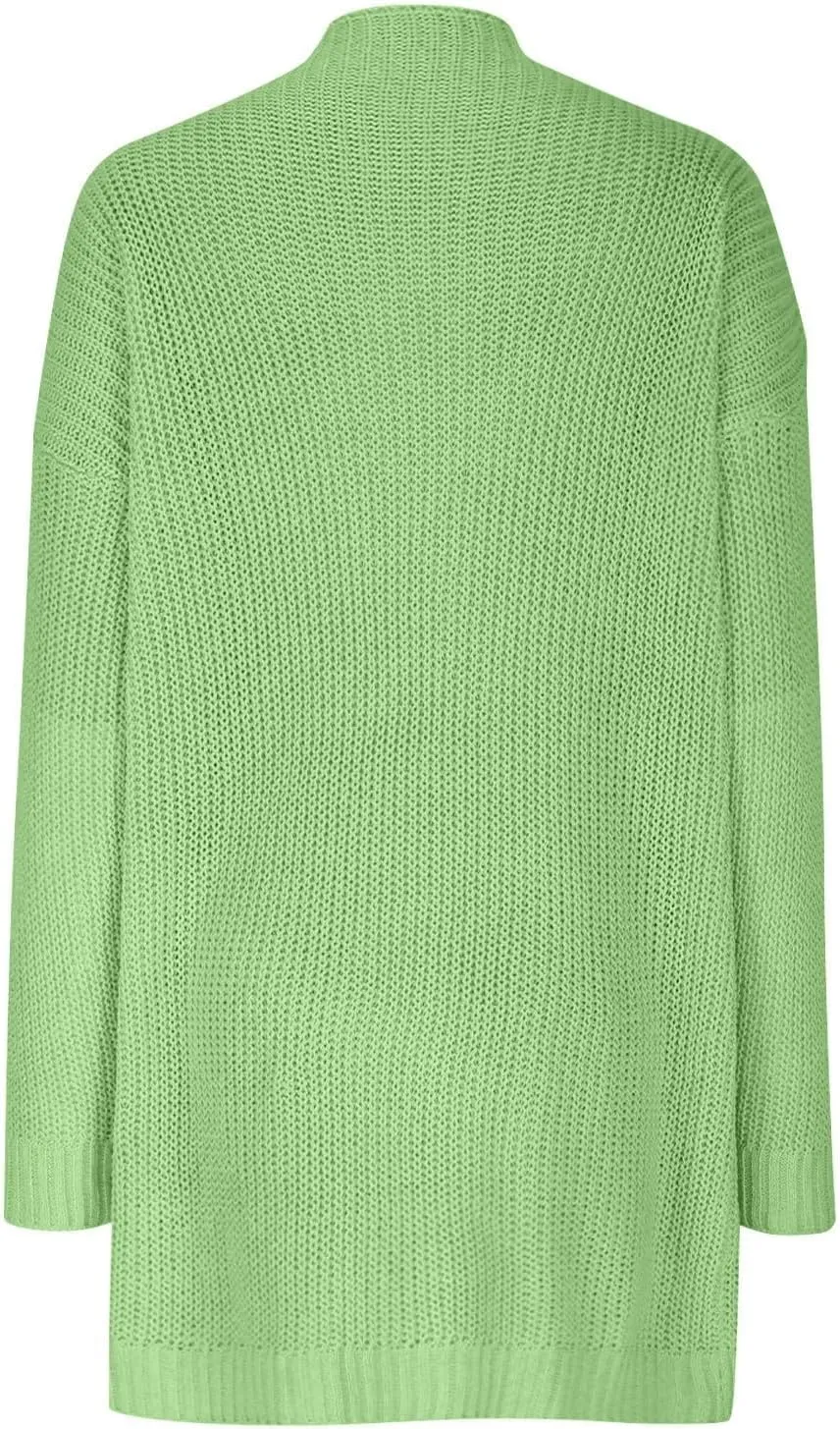 Women's Knitted Long-sleeved Loose Sweater Knitted Dress