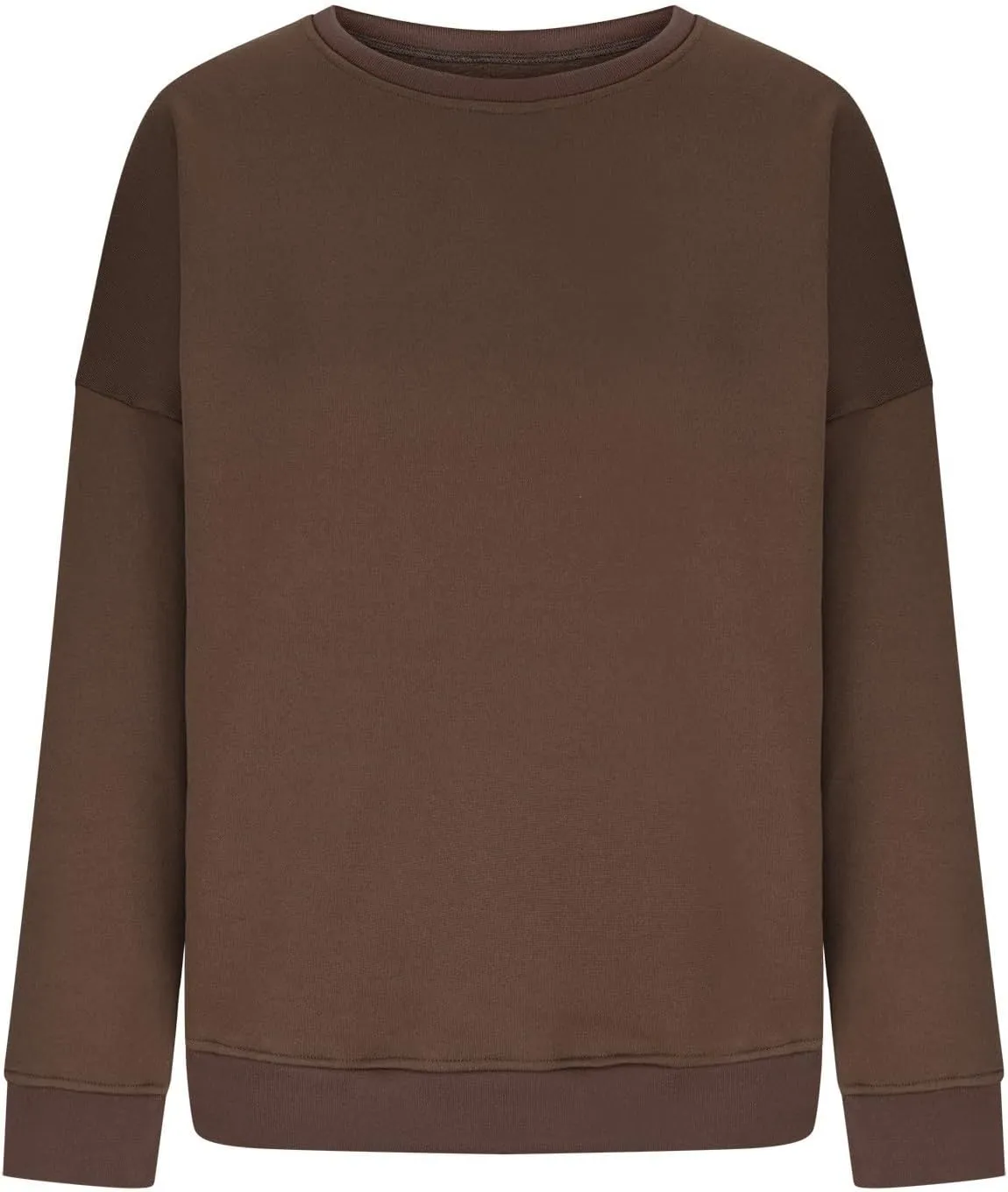 Womens Oversized Sweatshirts Loose Fit Trendy Crewneck Sweatshirts Casual Comfy Long Sleeve Pllover Tops