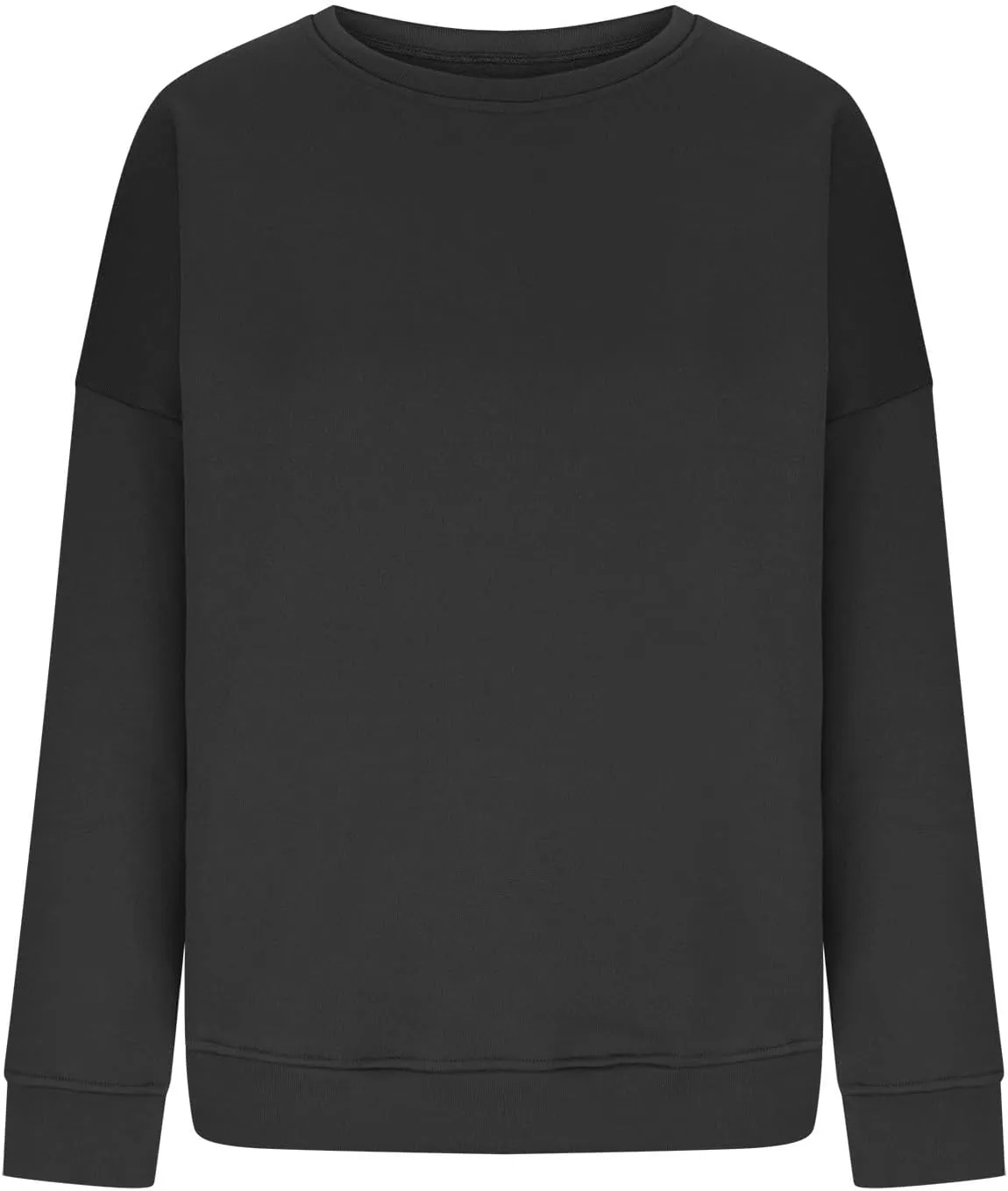Womens Oversized Sweatshirts Loose Fit Trendy Crewneck Sweatshirts Casual Comfy Long Sleeve Pllover Tops