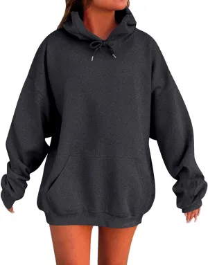Womens Plus Size Hoodies Winter Cute Sweatshirts Pullover 2024 Fashion Top Warm Sweatshirt Trendy Outfits with Pocket