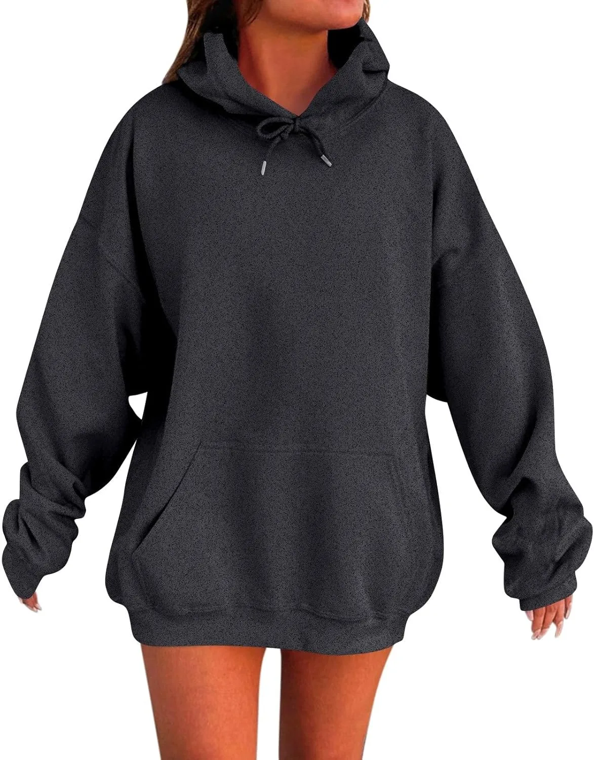Womens Plus Size Hoodies Winter Cute Sweatshirts Pullover 2024 Fashion Top Warm Sweatshirt Trendy Outfits with Pocket