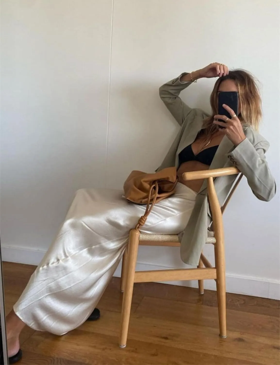 Womens Silk Satin Maxi Skirts Drawstring Flared Casual Elegant Work Skirts A-Line Long Skirt for Women