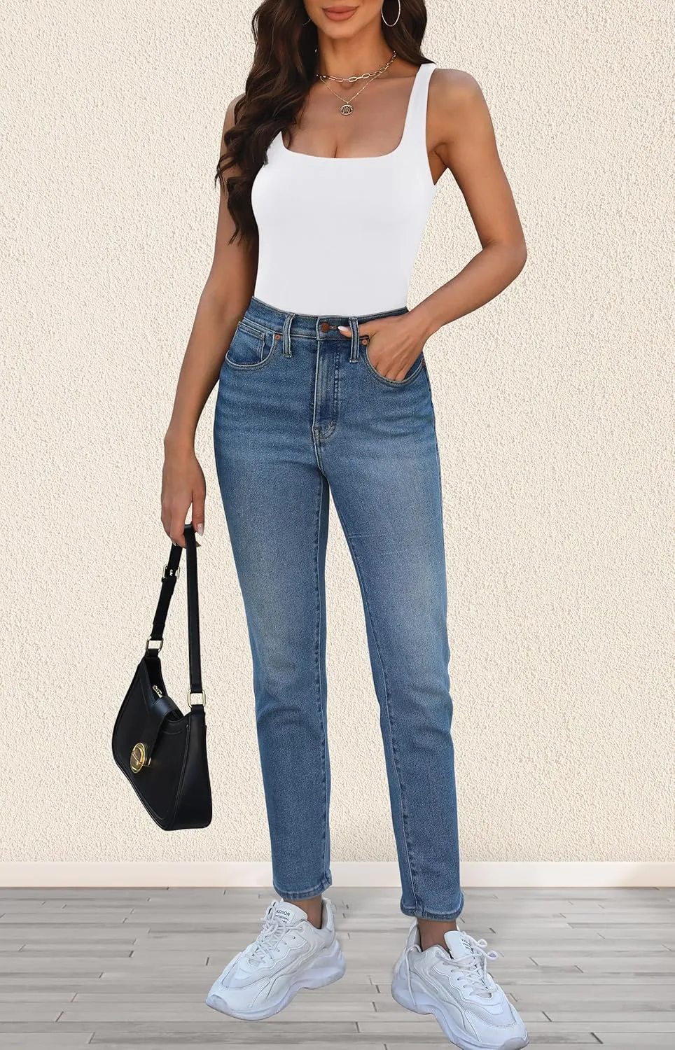 Womens Tank Tops Dressy Summer Sleeveless Shirts Sexy Square Neck Double Lined Fitted Tops T Shirts Blouses
