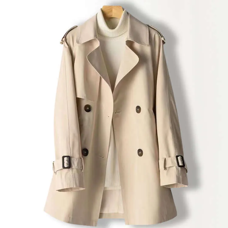 Women's Trench Coat - Stylish & Lightweight Outerwear