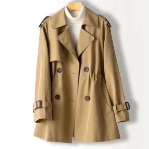 Women's Trench Coat - Stylish & Lightweight Outerwear