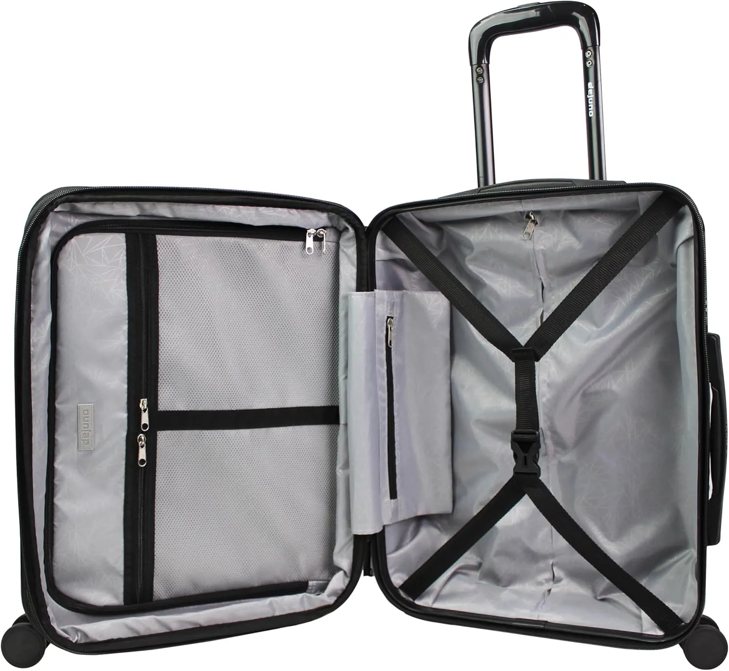 World Traveler Dejuno Tonal Lightweight Polycarbonate Hardside Expandable Spinner Luggage Suitcase with TSA Lock, Lavender, 20-inch