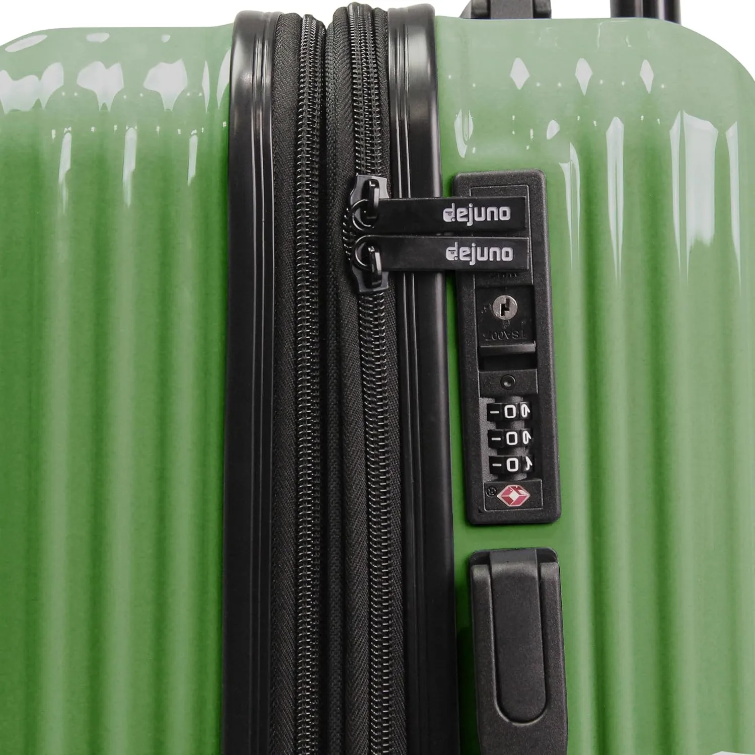 World Traveler Dejuno Tonal Lightweight Polycarbonate Hardside Expandable Spinner Luggage Suitcase with TSA Lock, Matcha, 2-Piece Set(20in,28in)