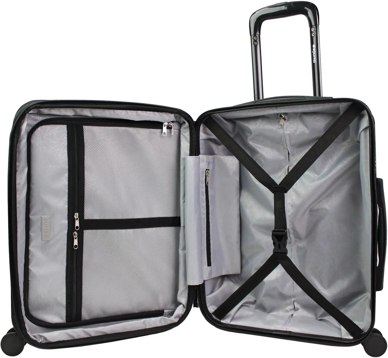 World Traveler Dejuno Ultimate Travel Combo Spinner Carry-On & Laptop Backpack 2-Piece Luggage Set, Onyx