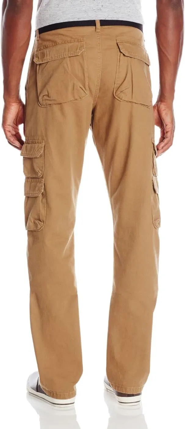 Wrangler Authentics Men's Premium Relaxed Fit Straight Leg Cargo Pant