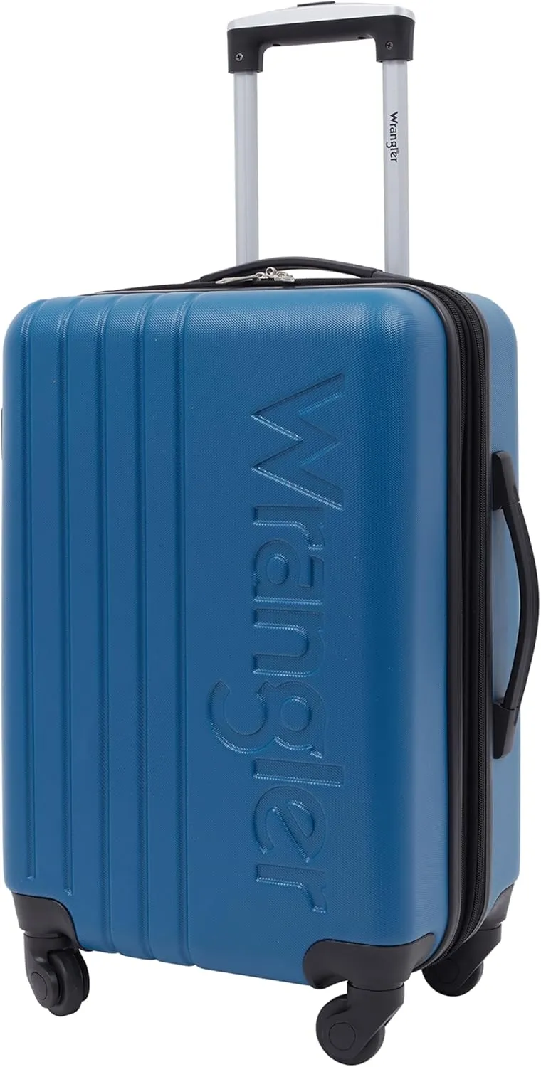 Wrangler Luggage Set, Blue, 20" Carry-On