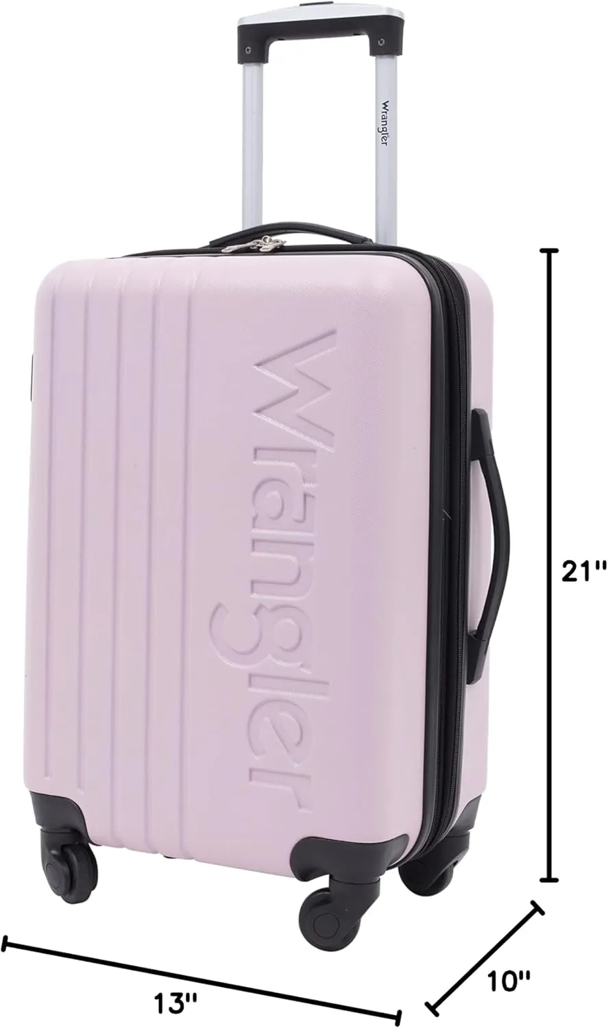 Wrangler Luggage Set, Lilac, 20" Carry-On