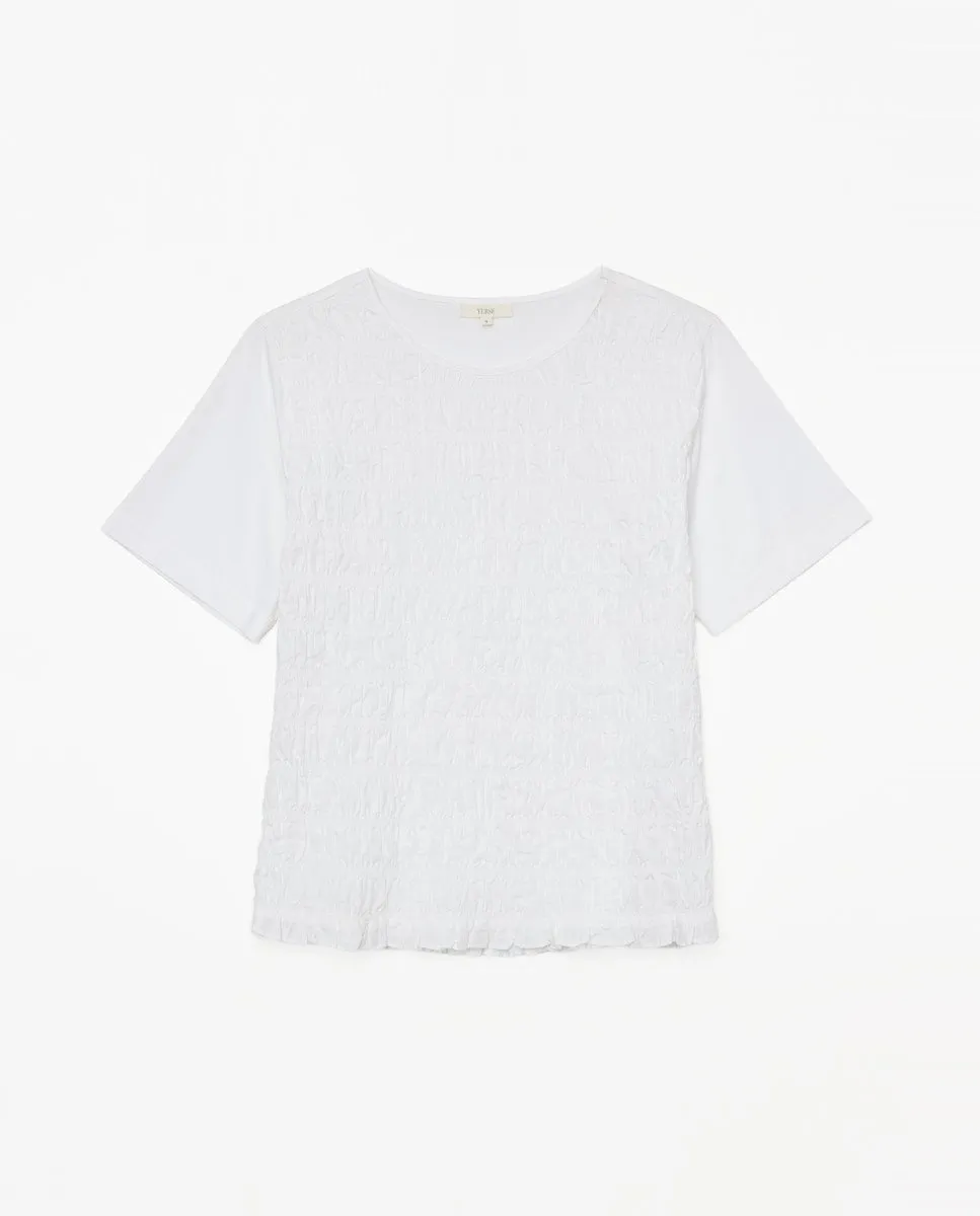 Yerse Shirred front top White
