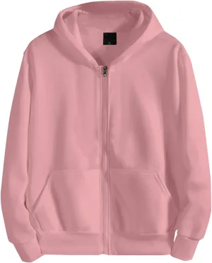 Ymosrh Zip Up Hoodie Hooded Cardigan Fall Winter Jacket Coat Hoodies With Kanga Pockets Sweatshirts, M-3XL