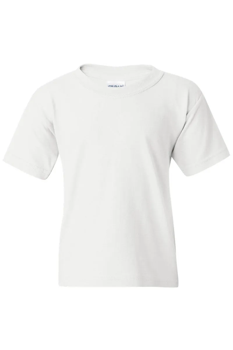 Youth Floral Highland Cow Short Sleeve Relaxed Fit T-Shirt