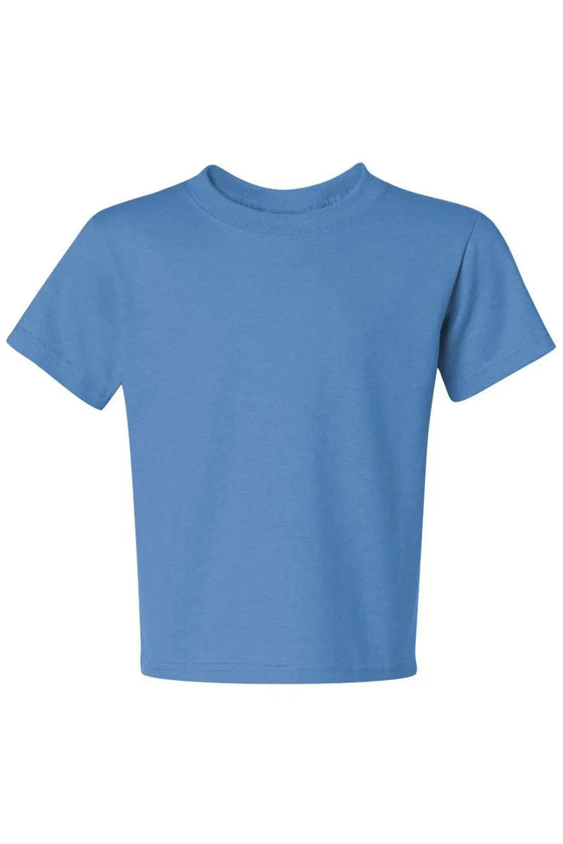 Youth Tis The Season Baseball Blue and Orange Dri-Power 50/50 T-Shirt