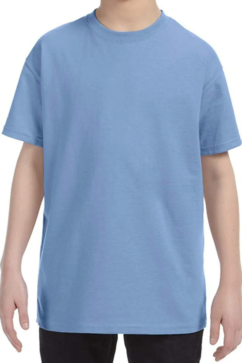 Youth Tis The Season Baseball Blue and Orange Dri-Power 50/50 T-Shirt