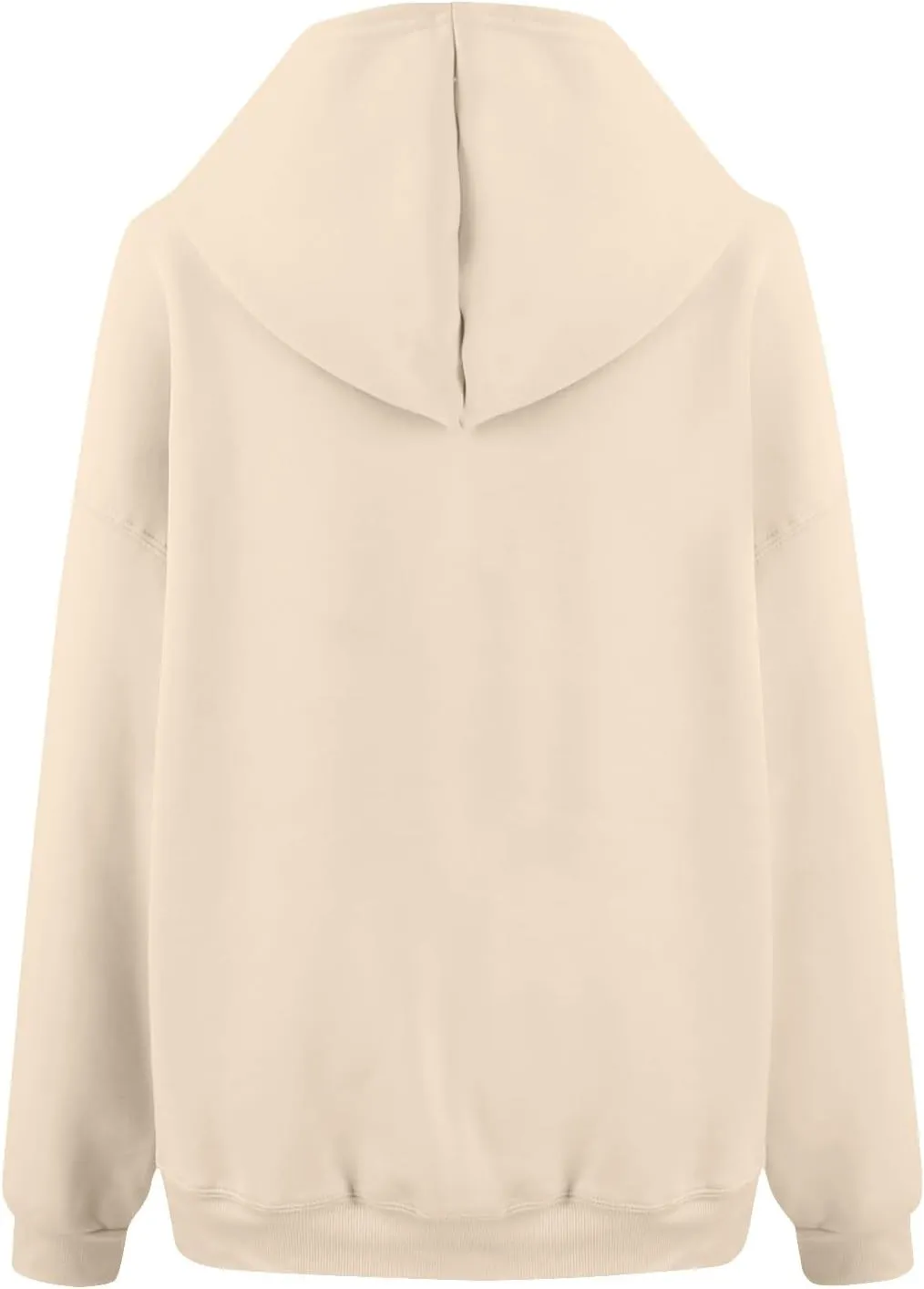 YUTANRAL Hoodies for Women Trendy Solid Color Long Sleeve Tops Womens Fashion Oversized Sweatshirt Pullover With Pocket