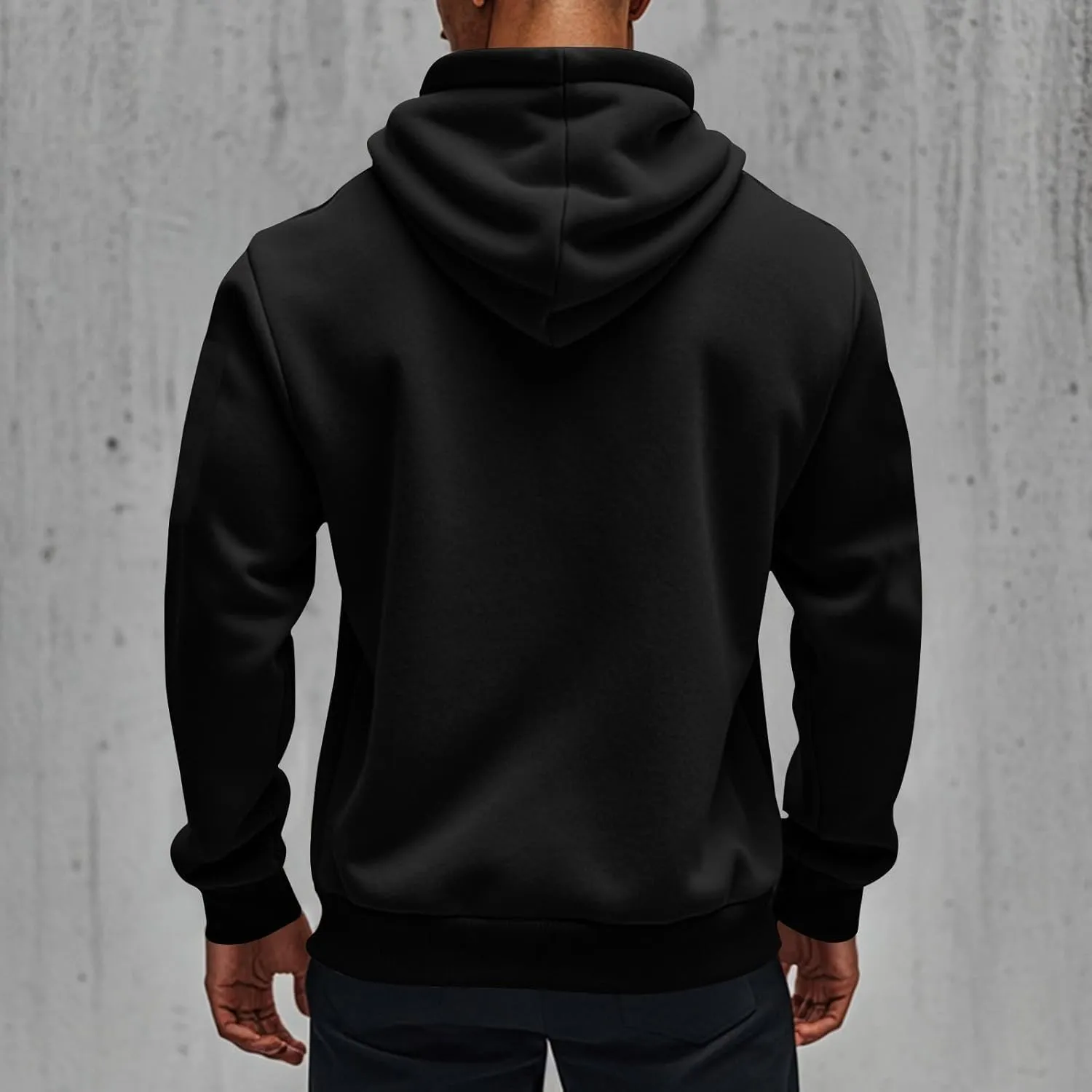 Zip Up Hoodie Men Lightweight Graphic Tactical Hoodies Classic Outdoor Hooded Vintage Drawstring Workout Hoodie